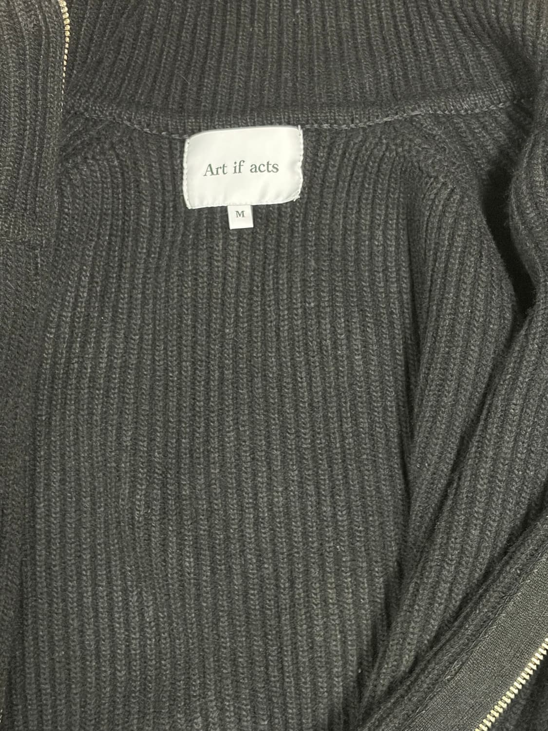 아트이프액츠 니트집업 m 상품이미지1