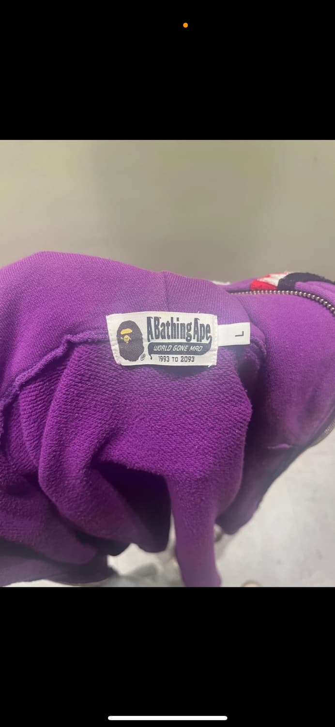 상태 좋은 베이프 샤크 후드티 상품이미지3