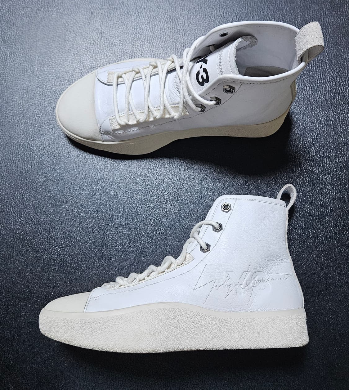260 Y-3 바쇼 하이탑 스니커즈 화이트 상품이미지1