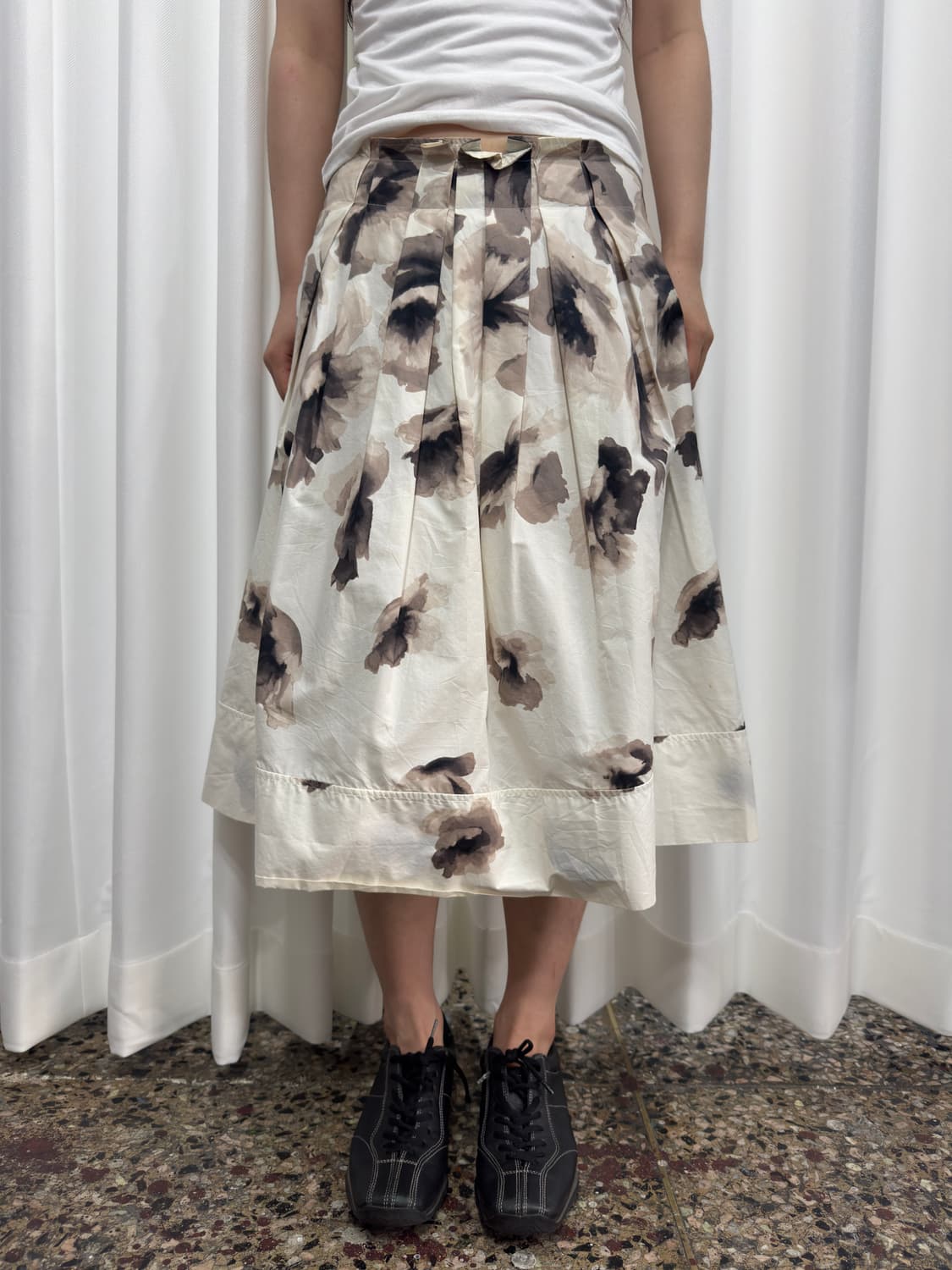 oriental pleats skirt 상품이미지2