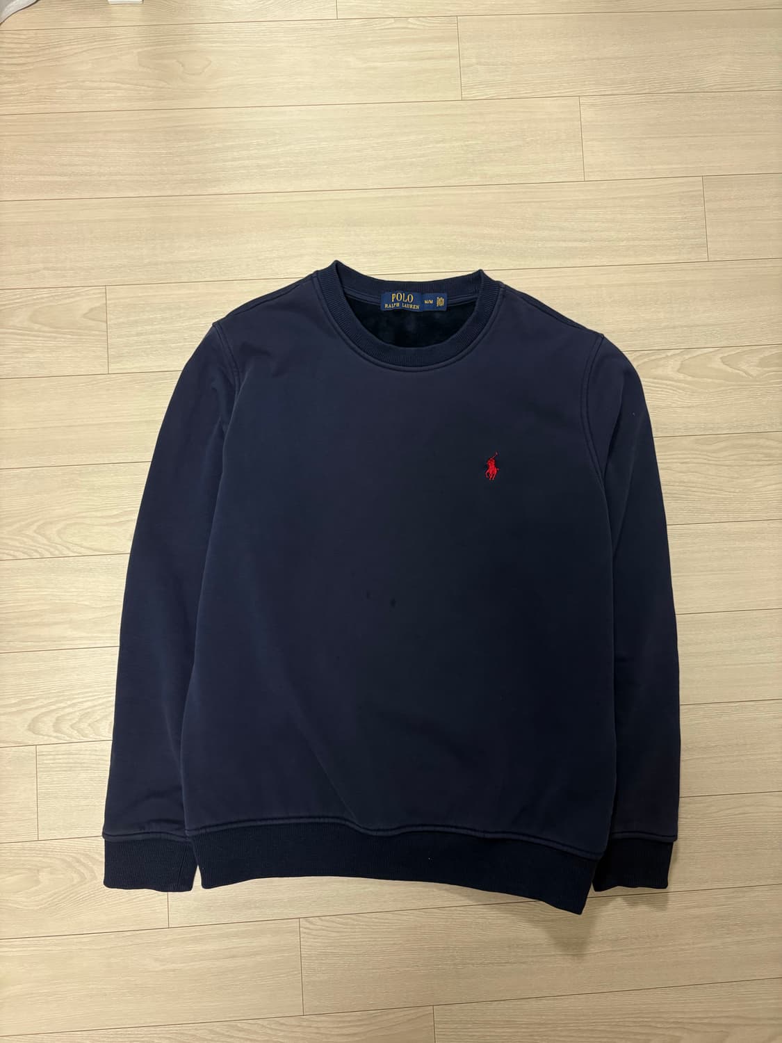 폴로 랄프로렌 네이비 맨투맨 M (기모) 상품이미지1