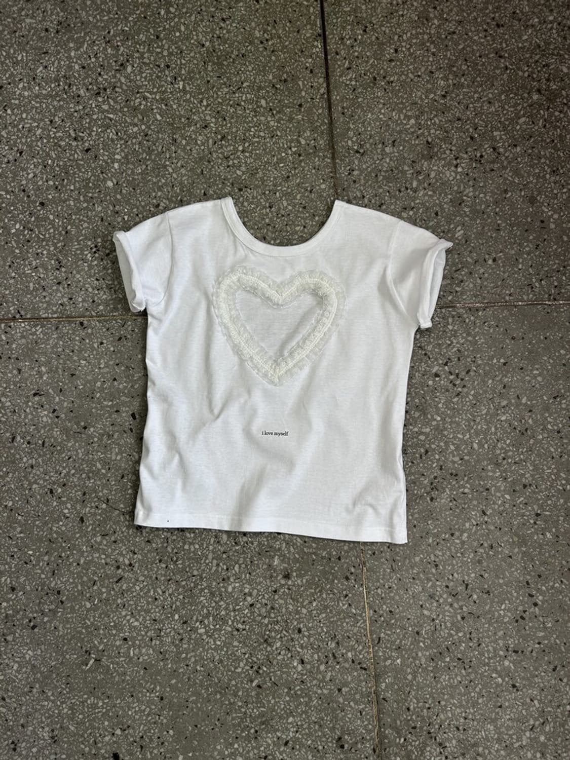 동은 Slogan Short Sleeved T-shirt, white 상품이미지1