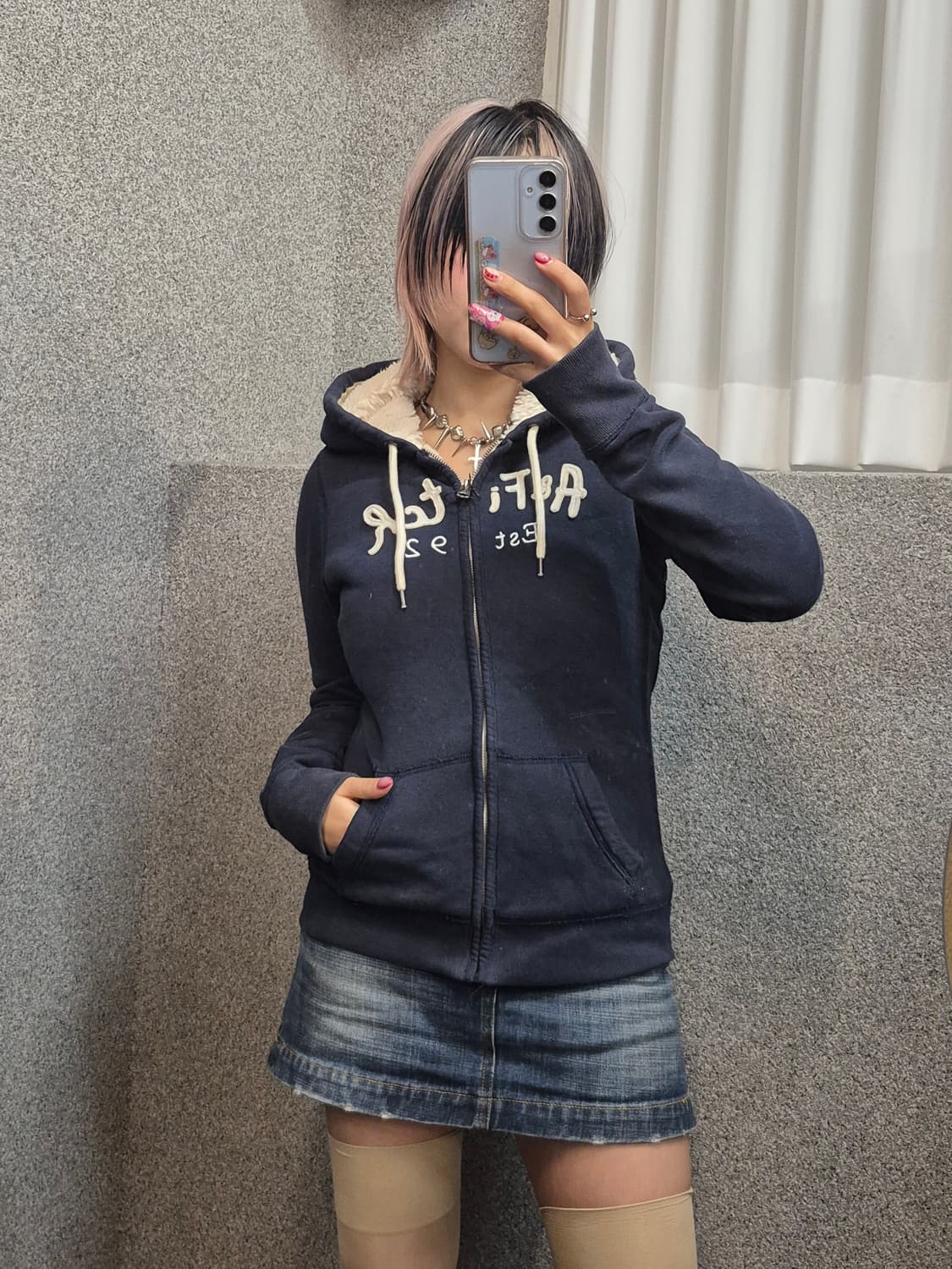 ABERCROMBIE INDIGO HOODIE ZIPUP  상품이미지2