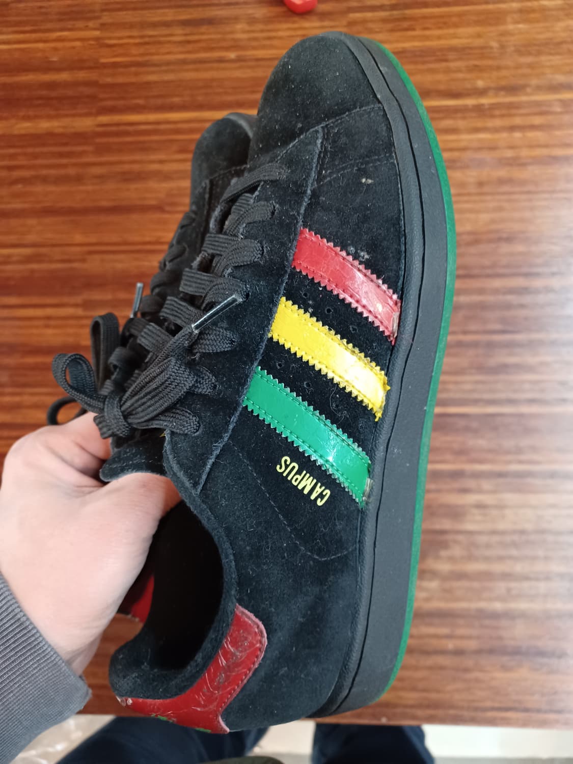 아디다스 캠퍼스 스웨이드 레인보우 265 상품이미지3