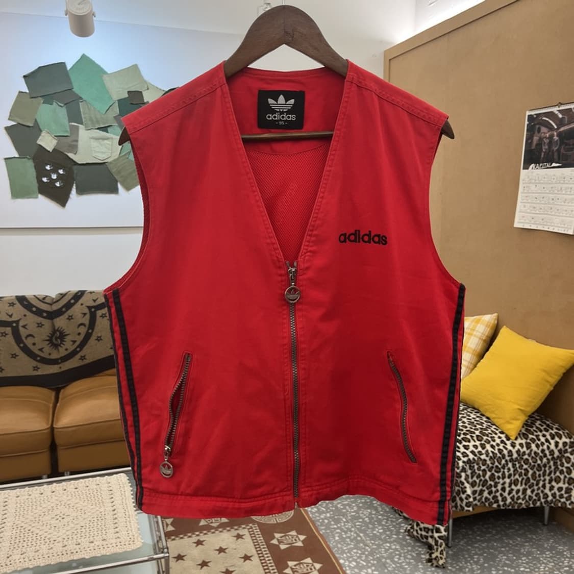 아디다스 올드스쿨 레트로 90's 피싱 조끼 베스트 95 C10193 상품이미지3