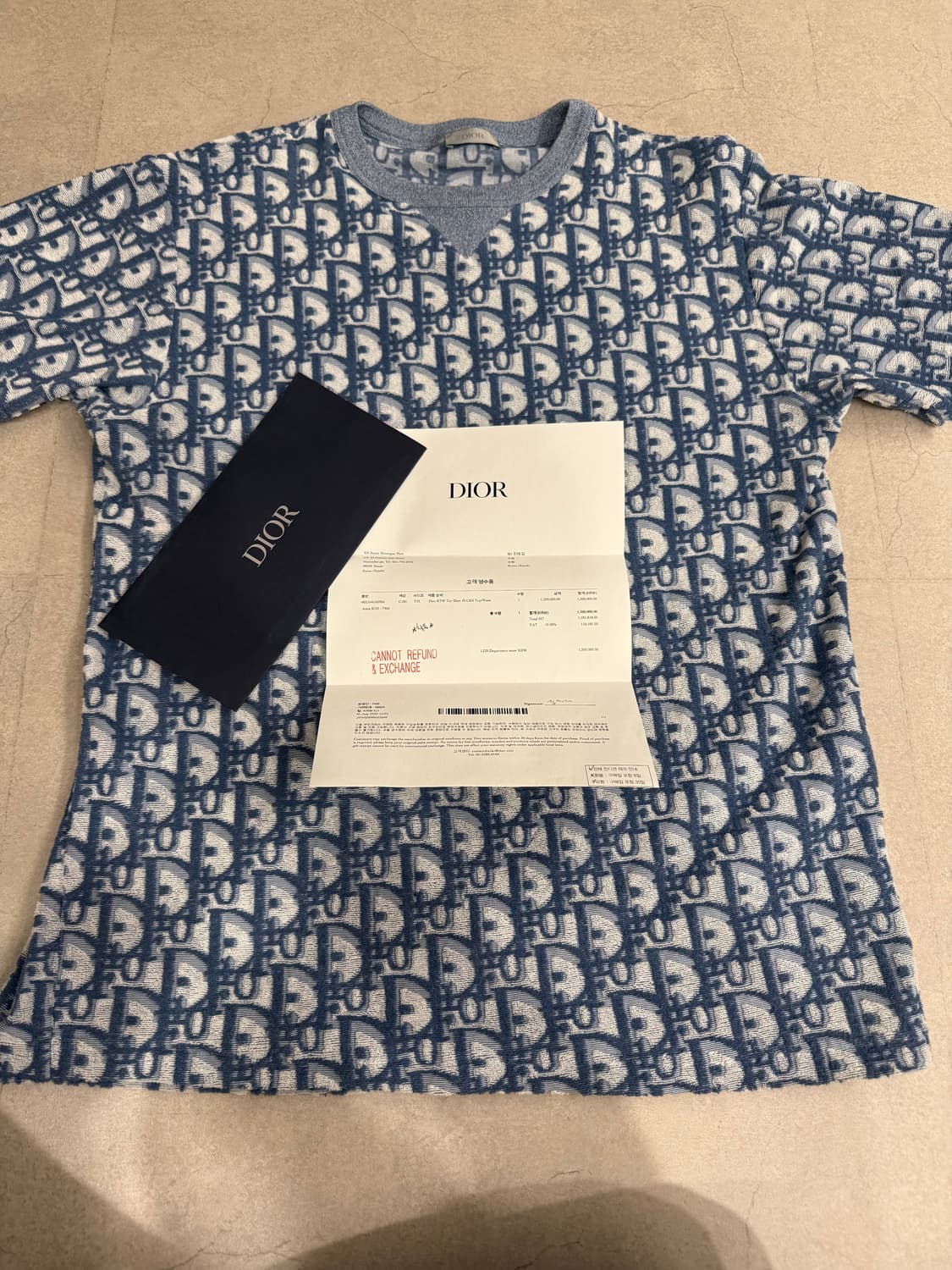 25ss 디올 오블리크 반팔 상품이미지1