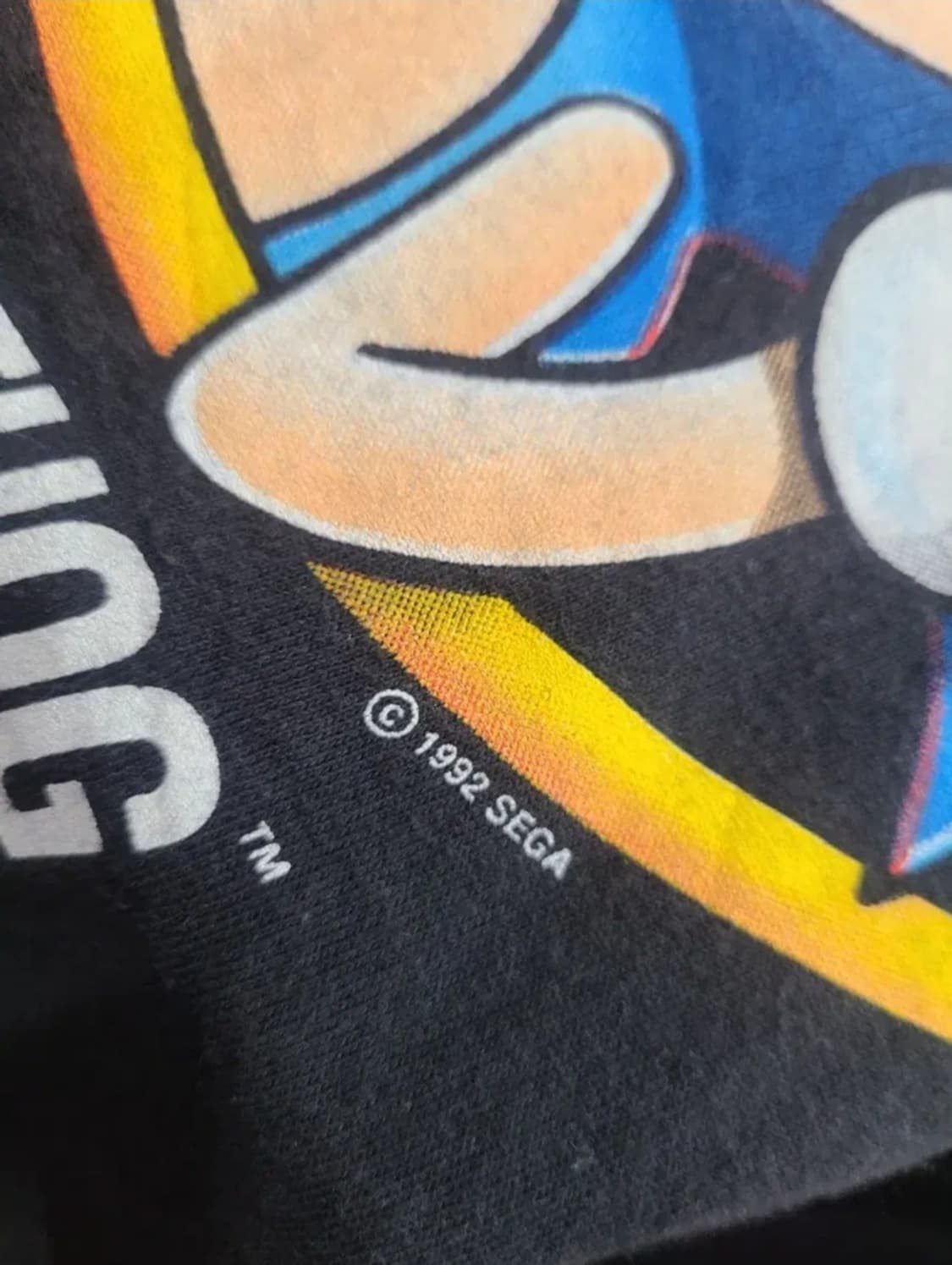 DELTA 1992 SEGA SONIC 소닉 빈티지티셔츠 상품이미지5