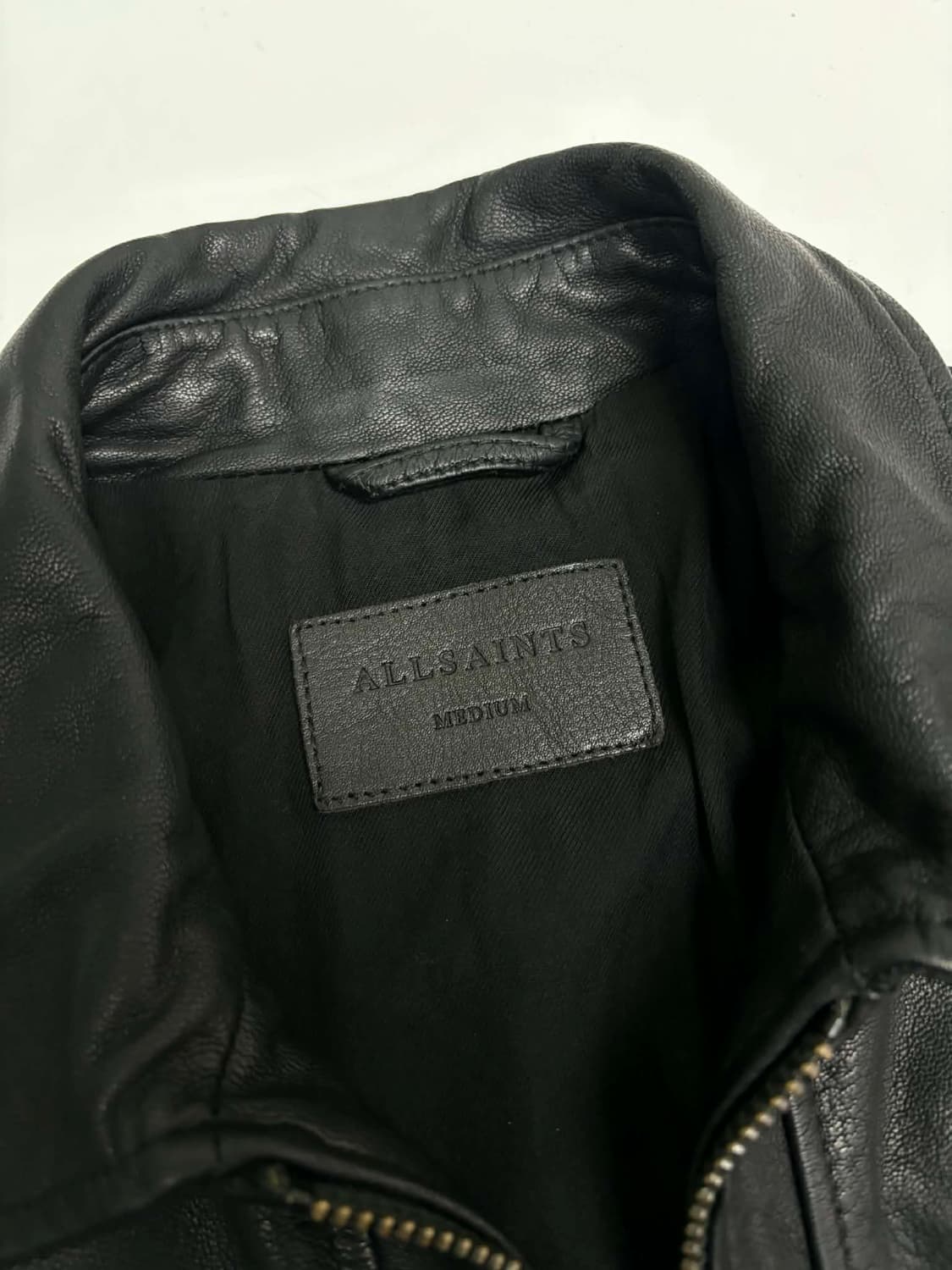 [M] 올세인츠 라크 레더 가죽 자켓 상품이미지5