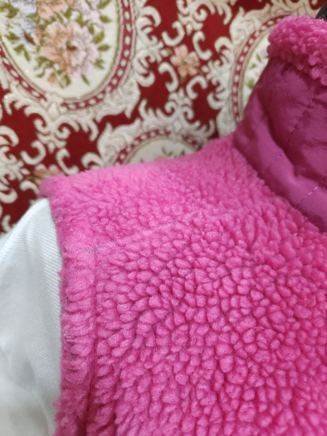 파타고니아 핑크 후리스 조끼 자켓
​
 상품이미지5