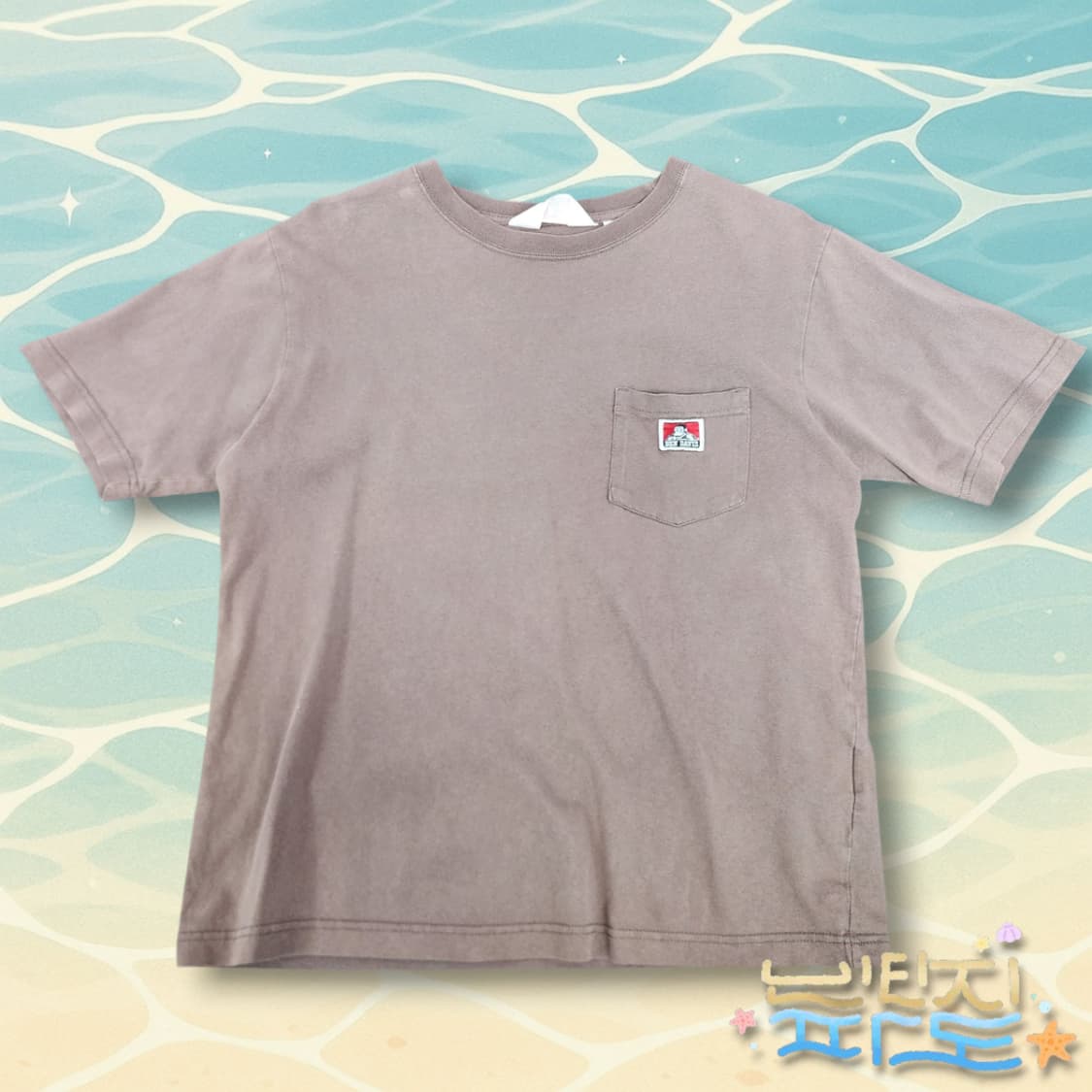 L 벤데이비스 포켓 로고 반팔티 상품이미지1