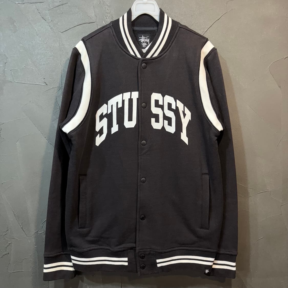 [M] STUSSY 스투시 빈티지 스웻 자켓 상품이미지1