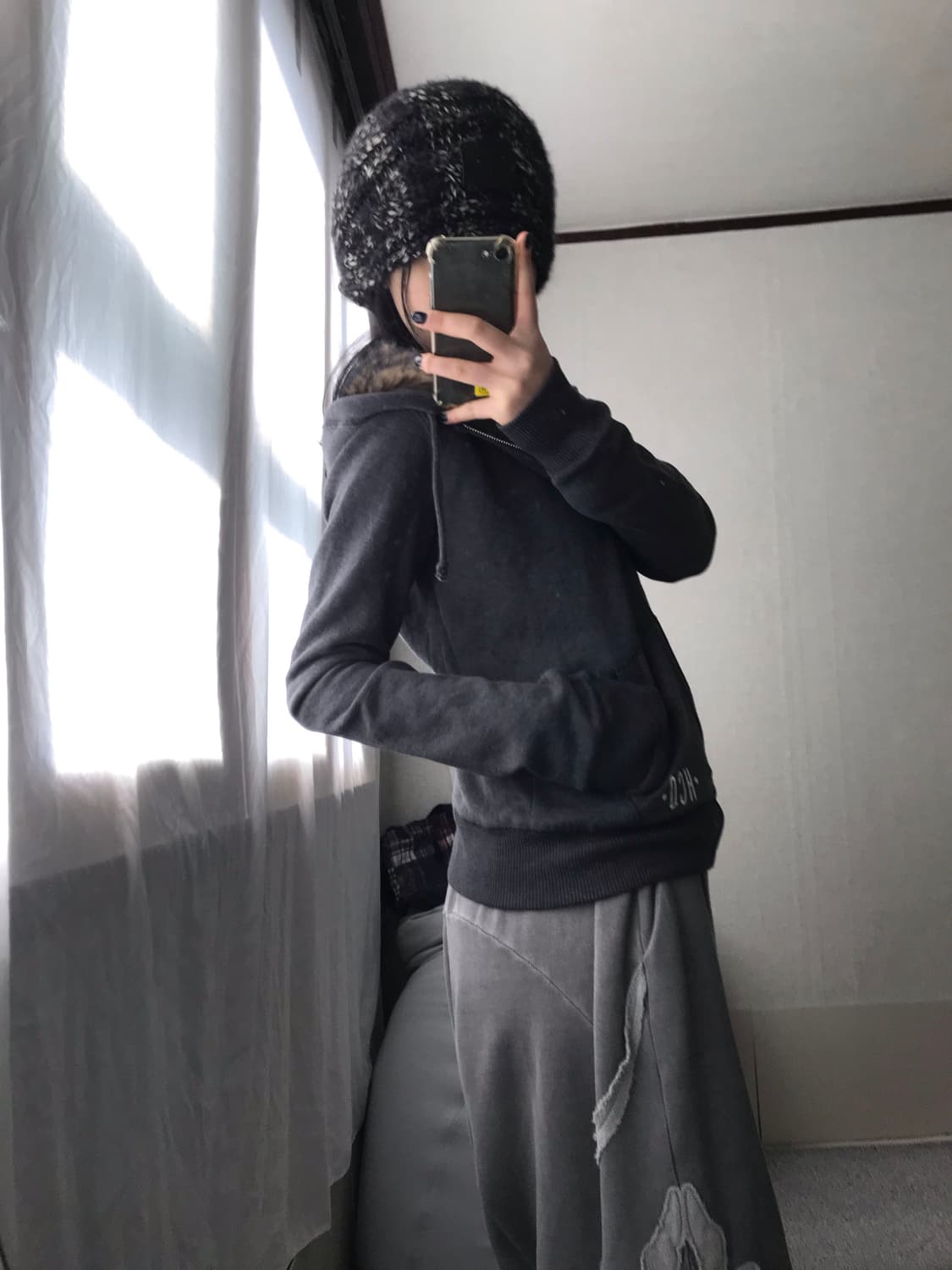 홀리스터 그레이 울프죠 후드집업 상품이미지6