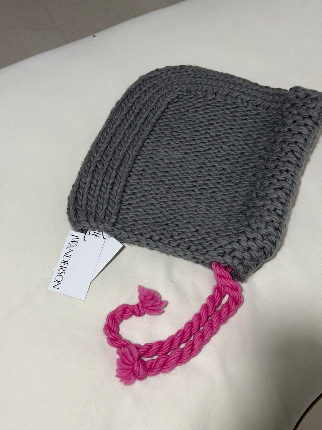 [제니착용] jw앤더슨 바라클라바 그레이/핑크  상품이미지2