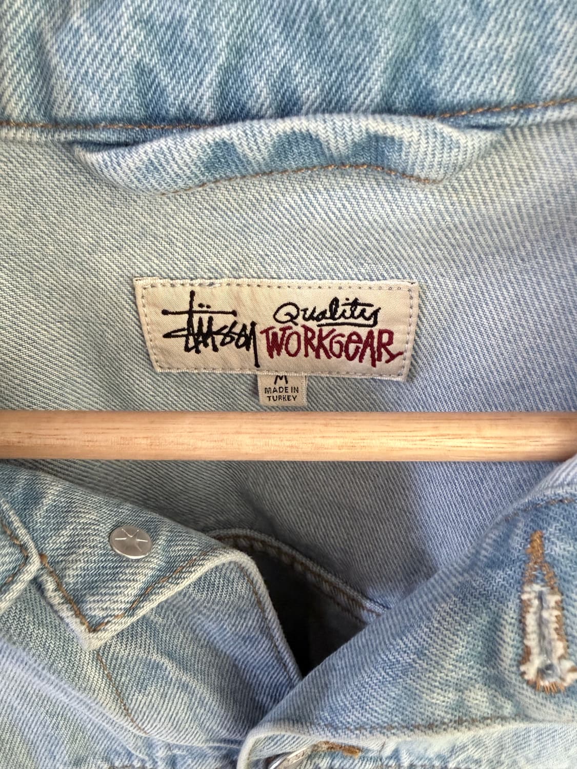 스투시 연청 트러커 자켓 상품이미지2