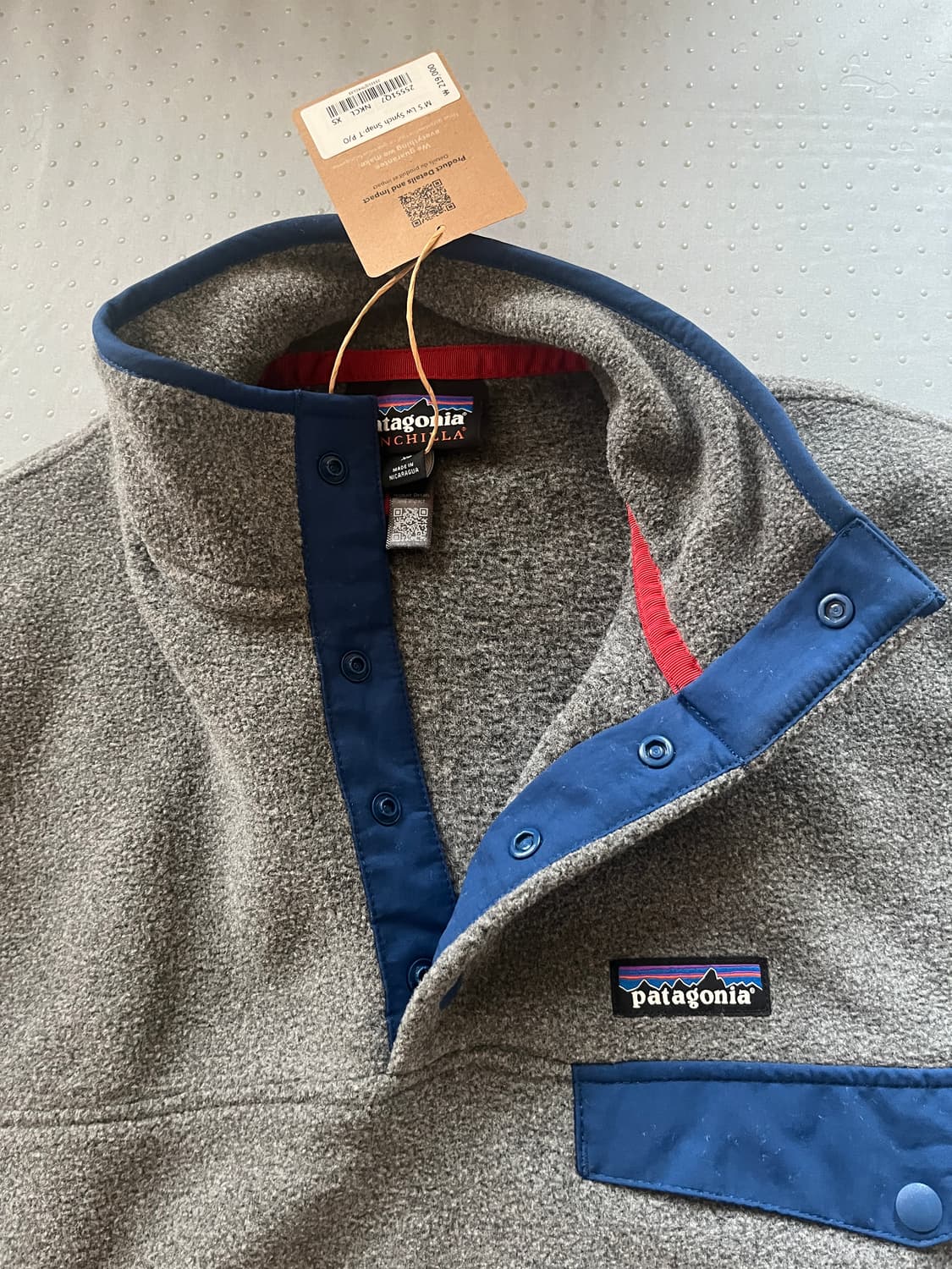 파타고니아 라이트웨이트 신칠라 스냅 T 플리스 풀오버 니켈 블루(xs) 상품이미지2