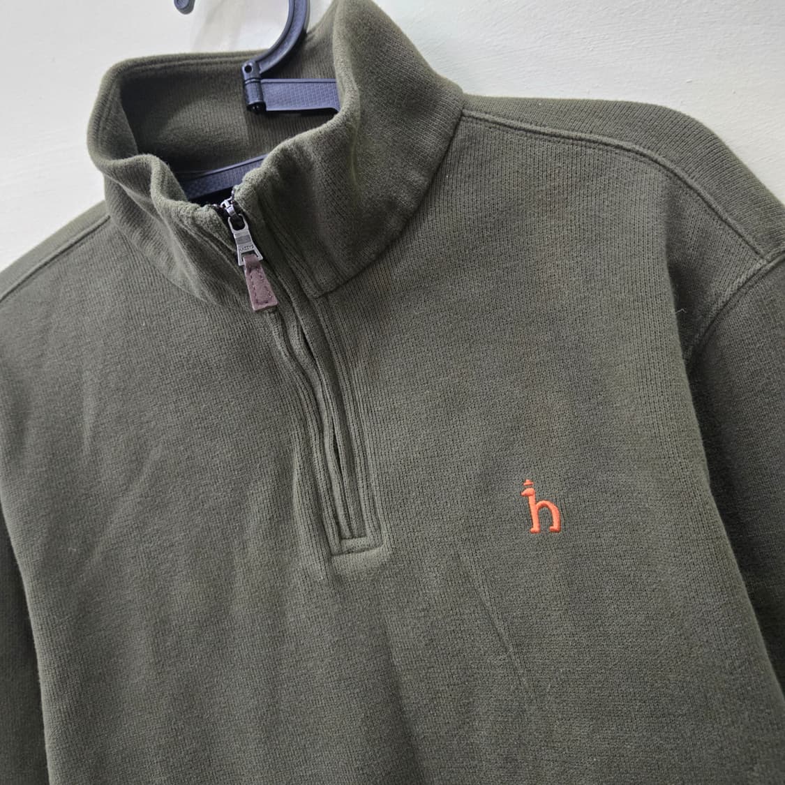 [95] HAZZYS 하프집업 맨투맨 (카키) 상품이미지2