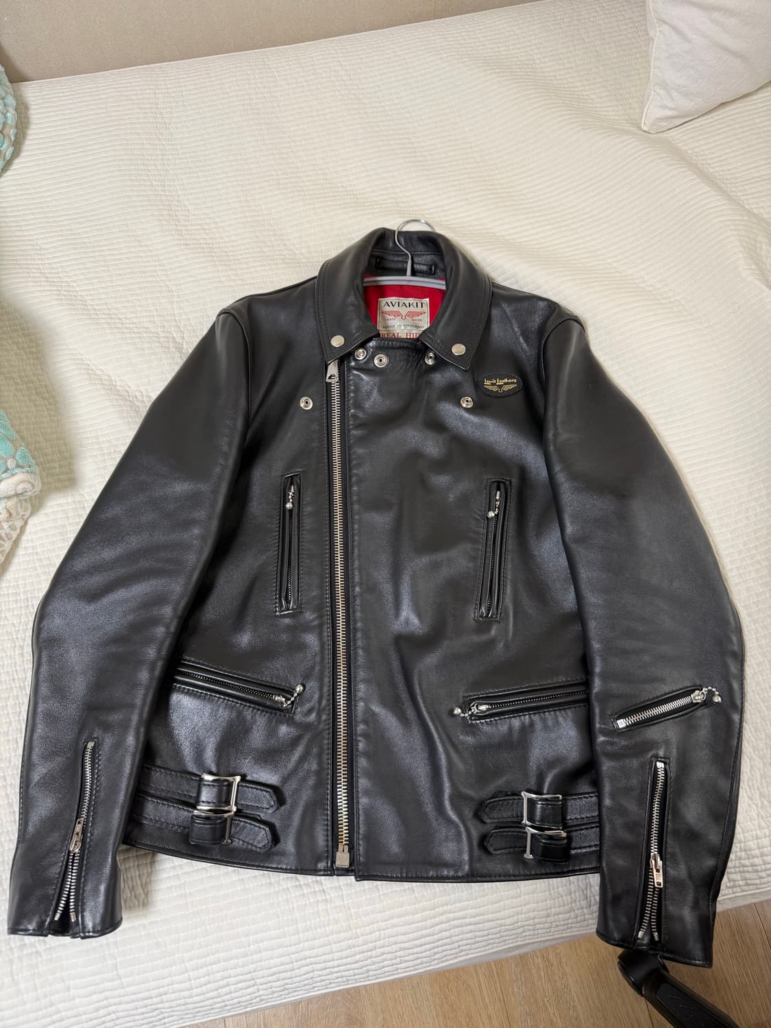 루이스레더 391t 38사이즈 horse hide 상품이미지1