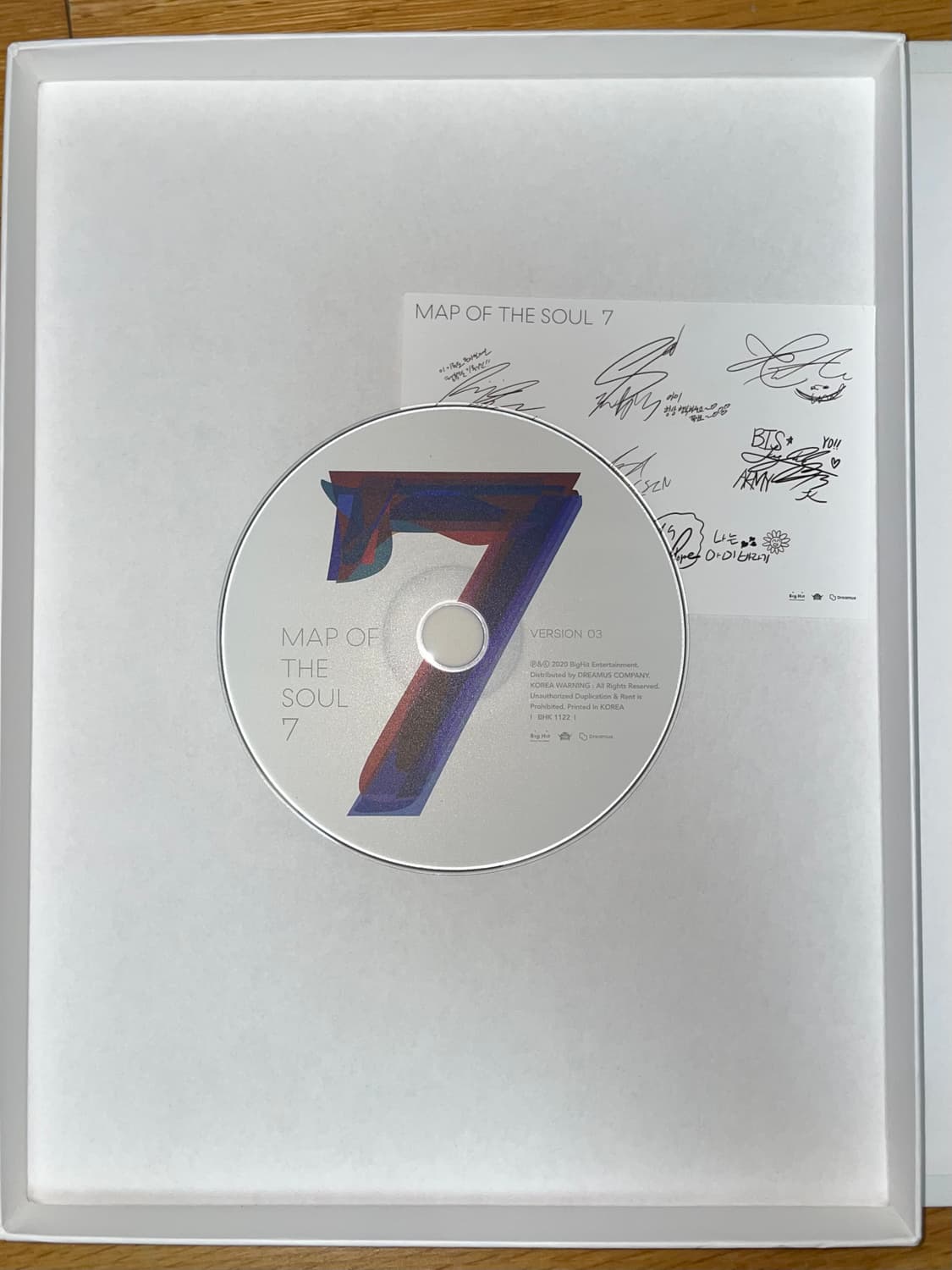 BTS Map of the Soul 7 version 03 상품이미지2
