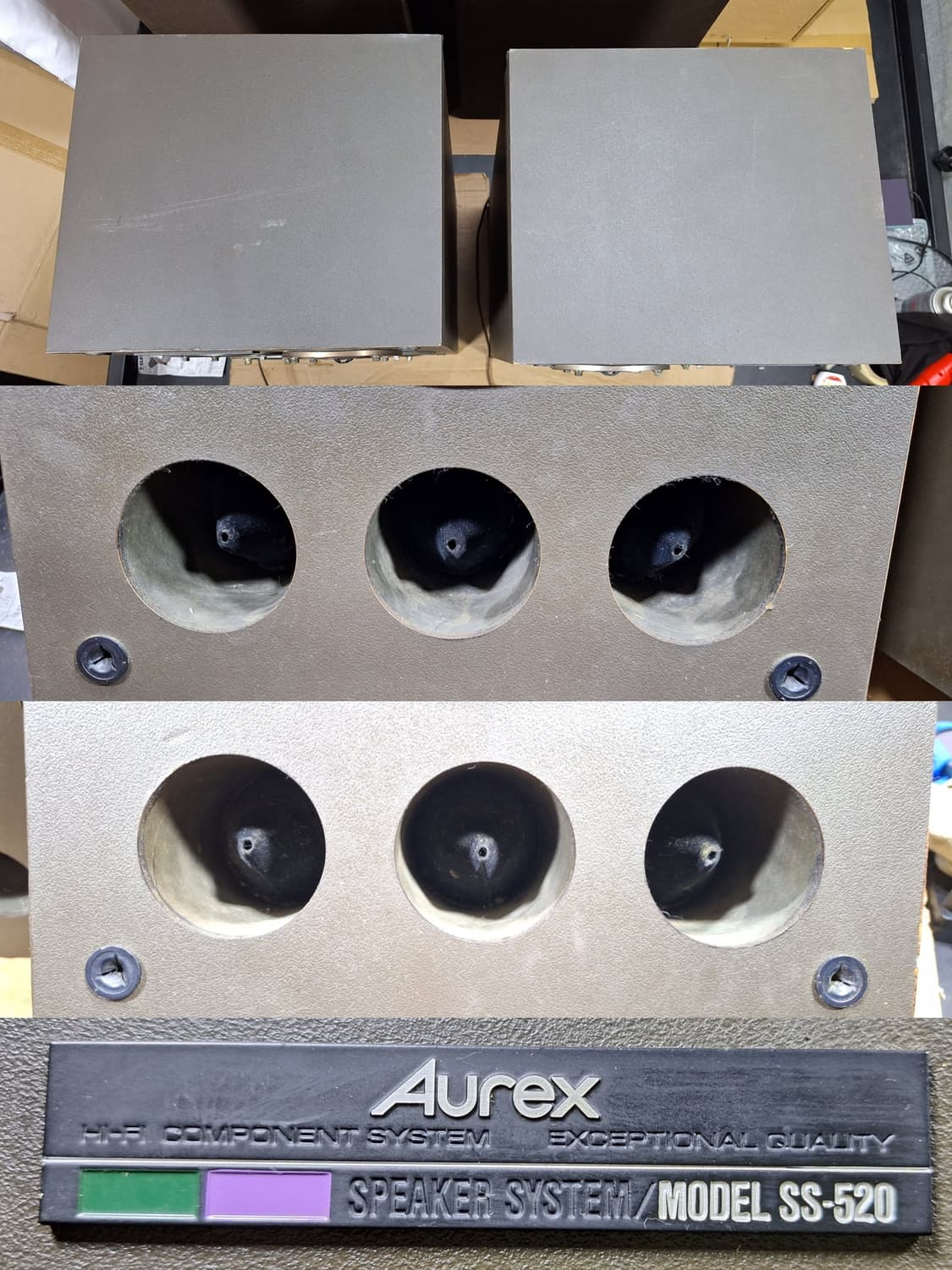 Aurex ss-520 빈티지 스피커 12인치 대형 오렉스 오디오 상품이미지7