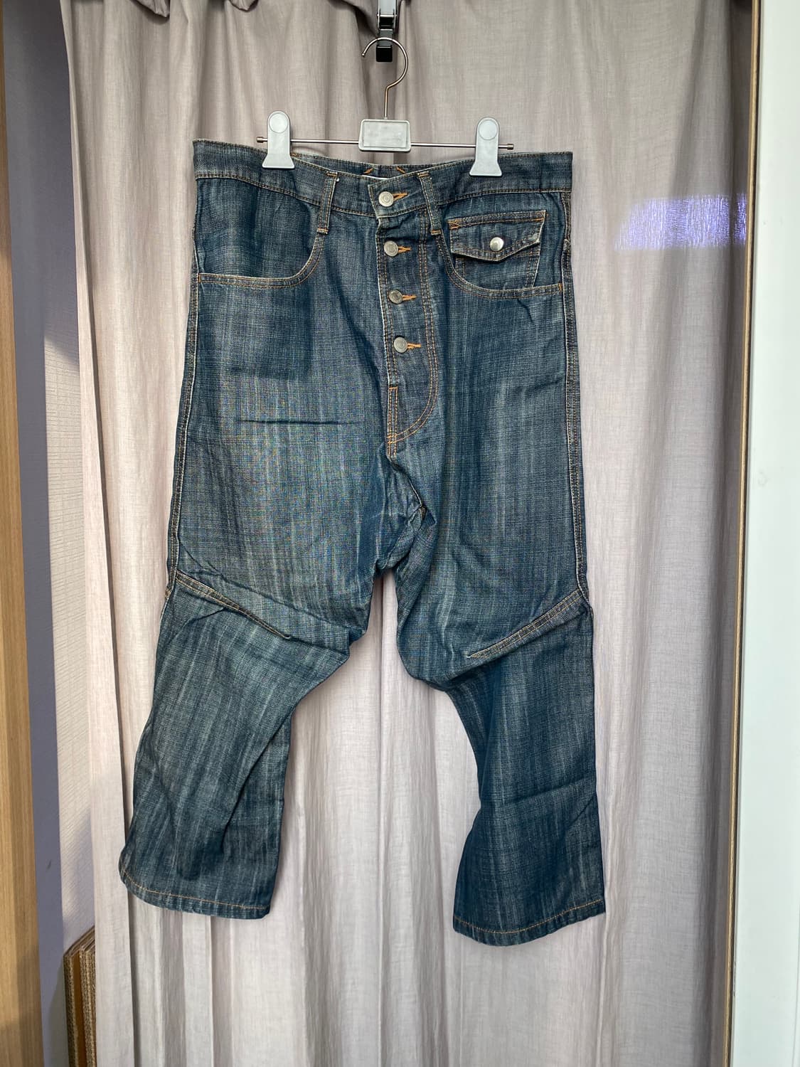 E hyphen world gallery drop-crotch denim 상품이미지1
