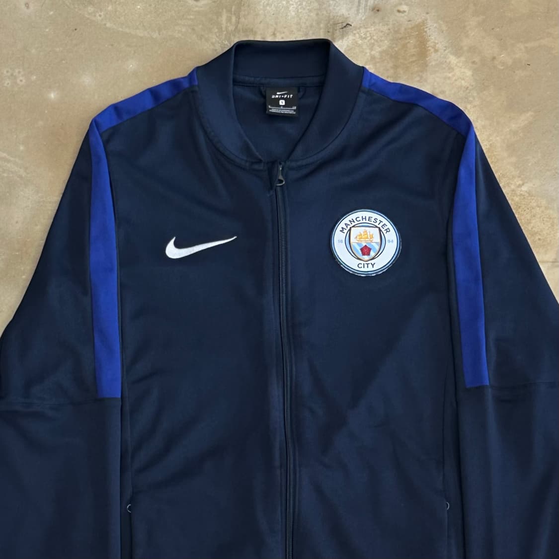 S 나이키 맨체스터시티 네이비 트랙탑 상품이미지1