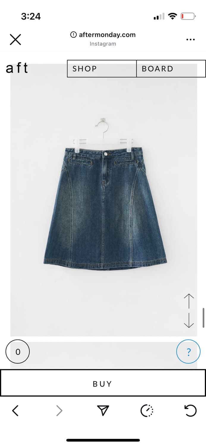 에프터먼데이 데님스커트 상품이미지3