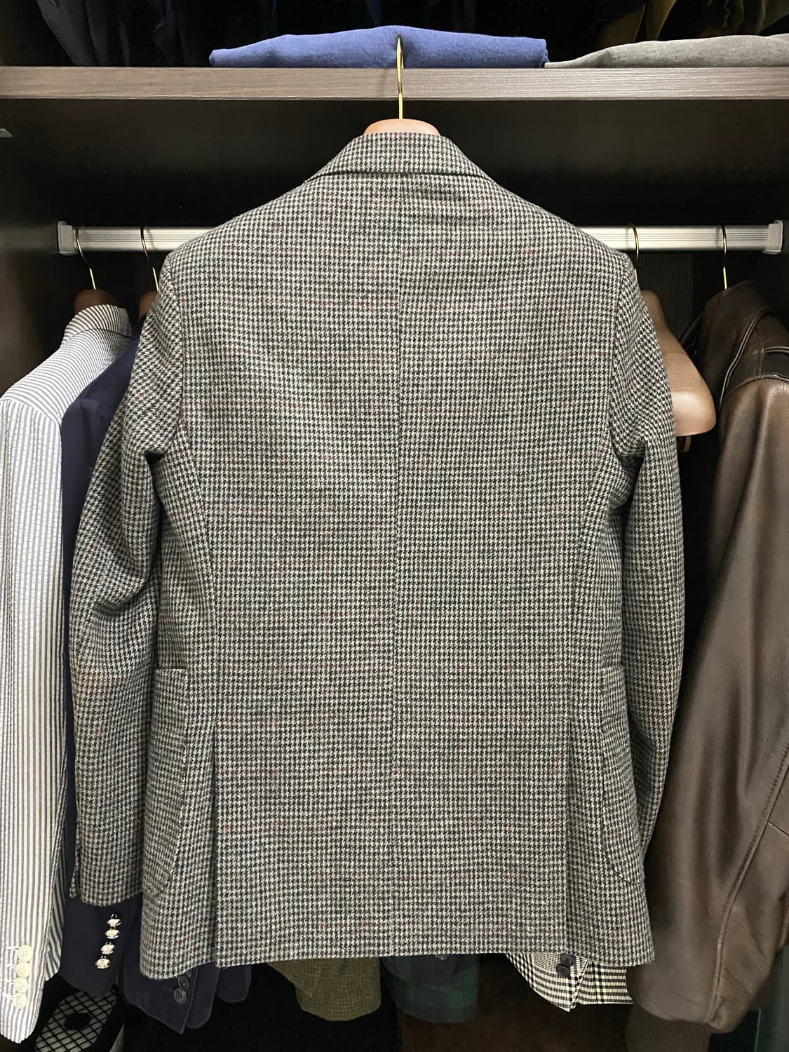 [판매] 비스포크 맞춤 체크수트 셋업(46, 100Size) 상품이미지4