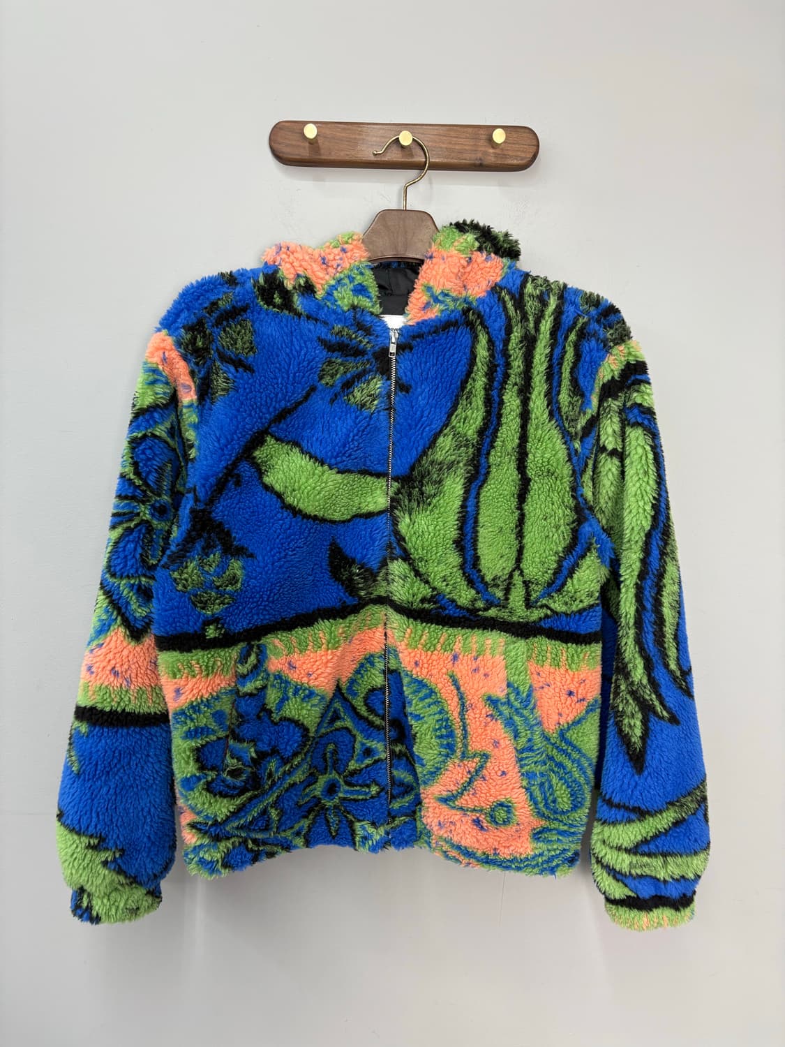 디스이즈네버댓 바틱 인조모피 자켓 블루 A3291 상품이미지2