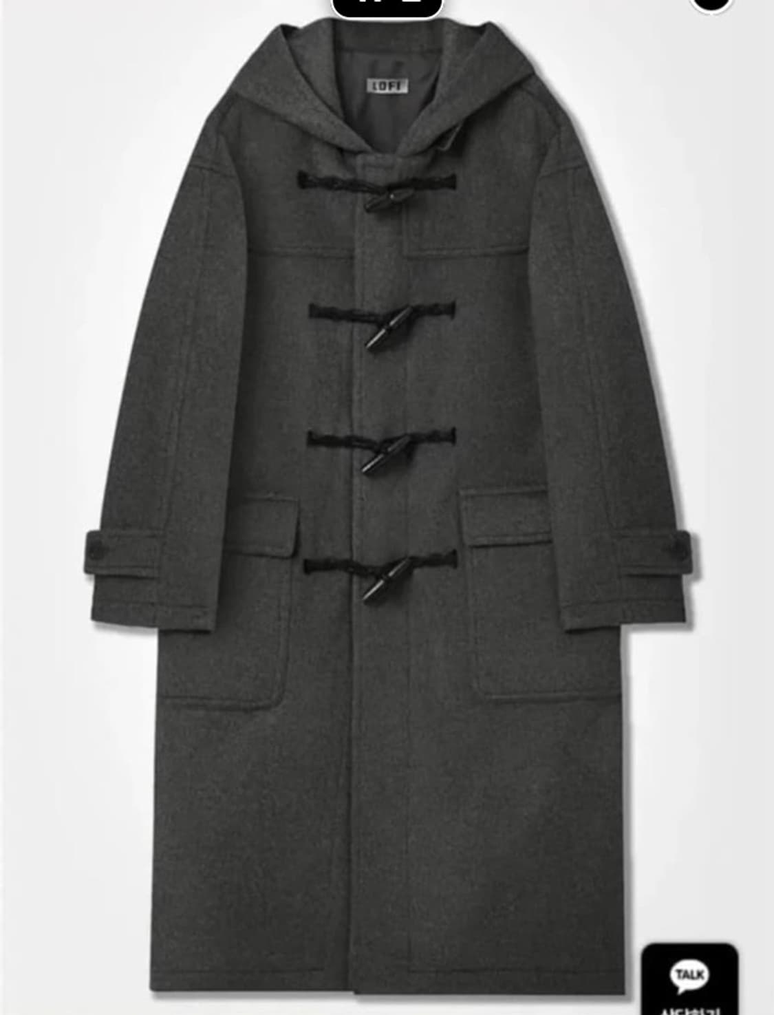 로파이 오버핏 더플 코트  상품이미지1