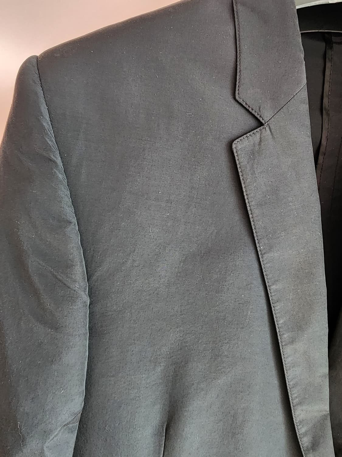 BURBERRY 버버리 나일론 블레이저 팜. 100사이즈 블랙 정장 자켓 상품이미지3