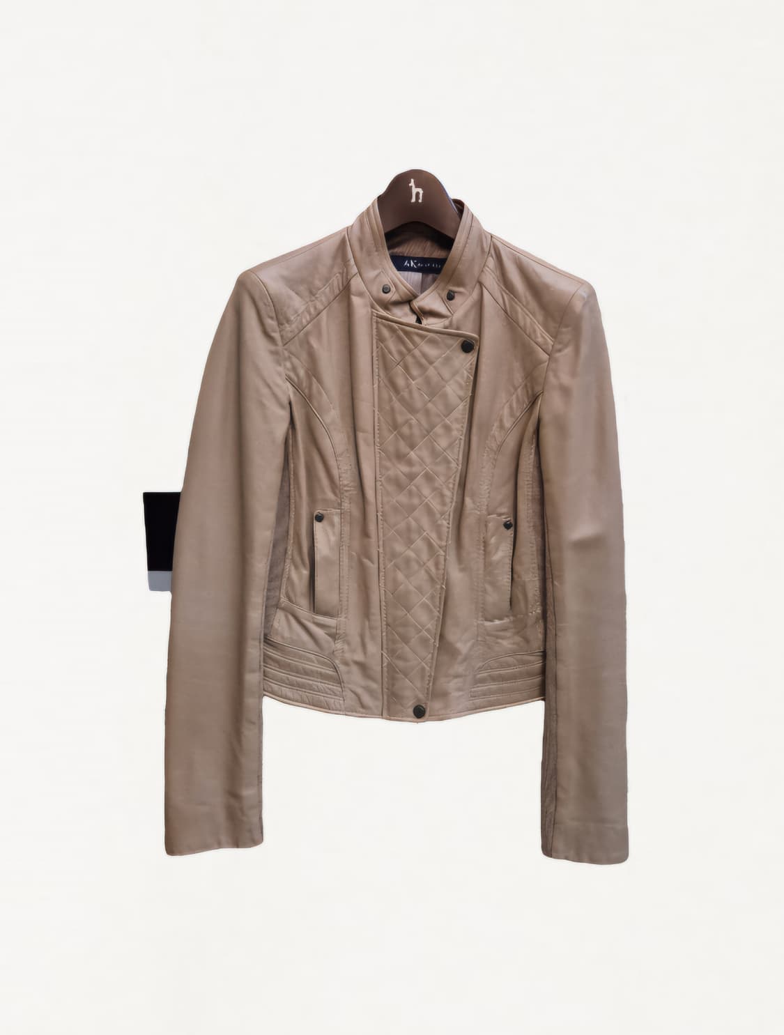 Anne Klein 앤클라인 베이지 가죽 자켓 (양가죽) 상품이미지1