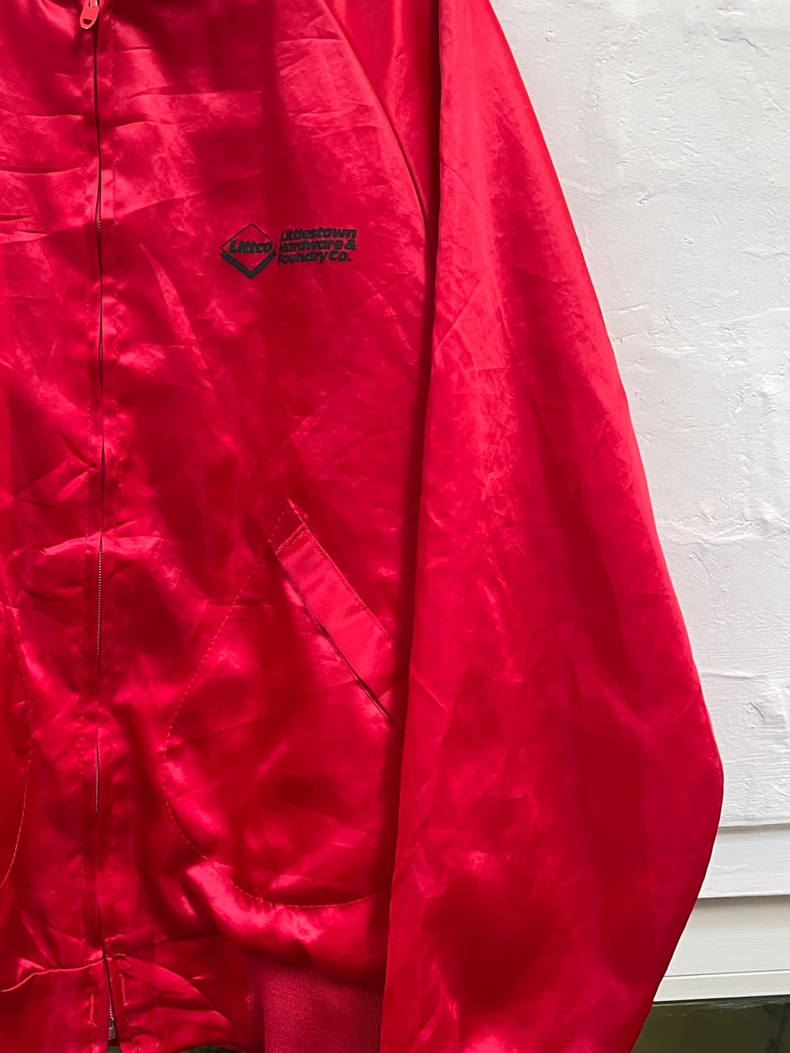 Pla-Jac USA 나일론 워크자켓 레드 M 상품이미지3