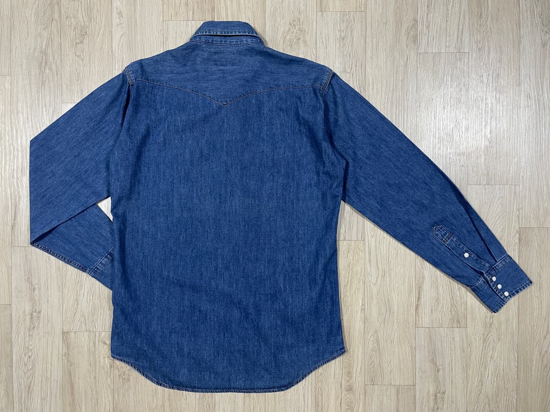 95~100) 60's 복각 랭글러 재팬 데님 웨스턴셔츠(데드스탁) 상품이미지2