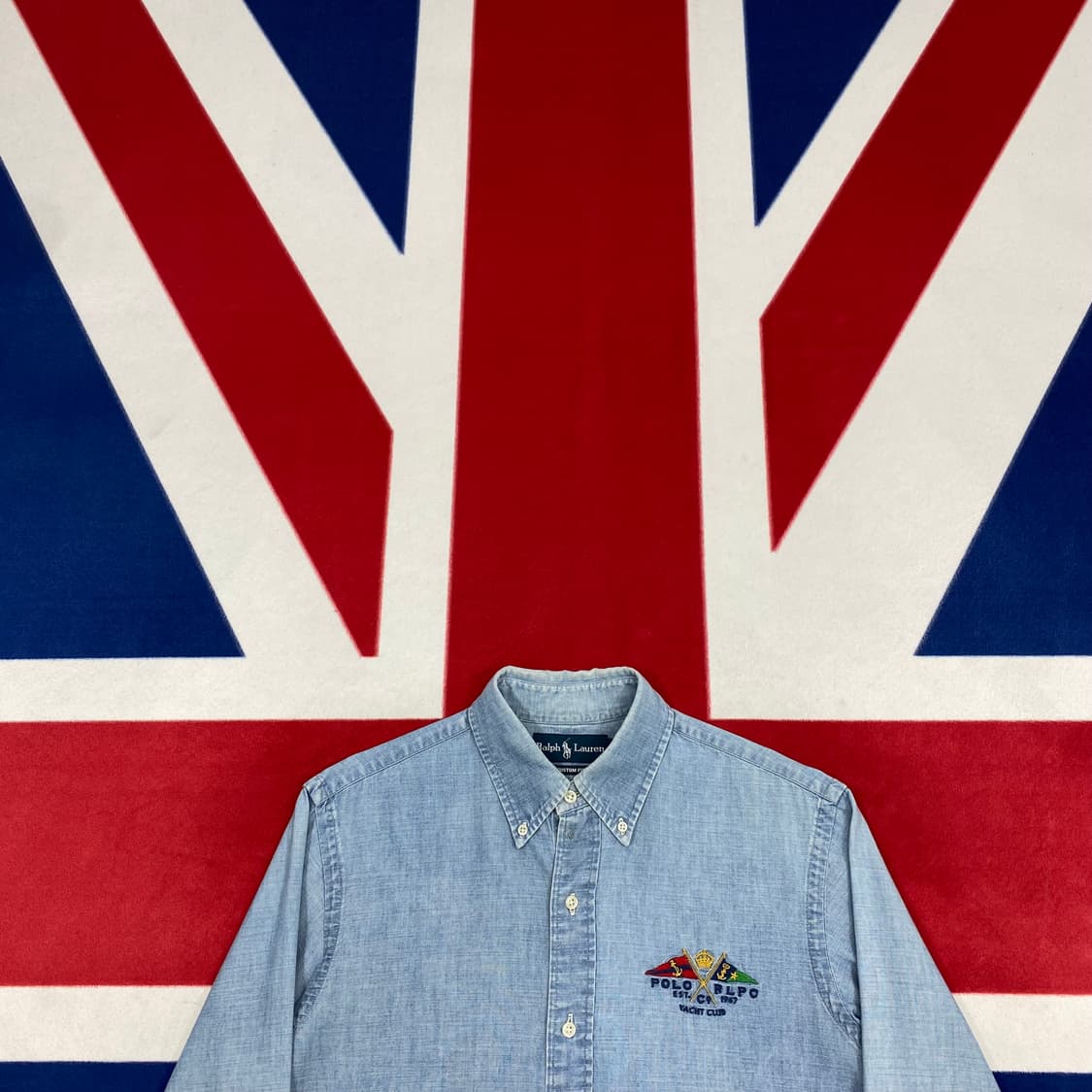 폴로 데님 셔츠 M 실측 L 상품이미지2