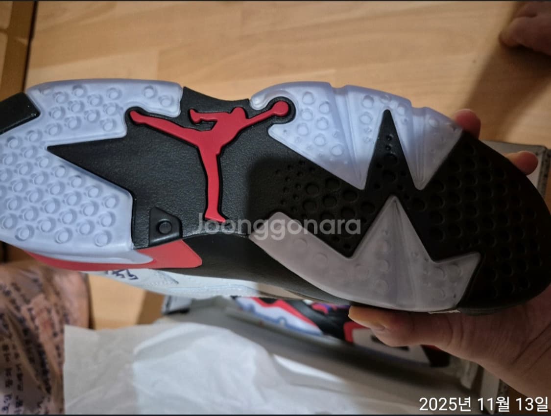 나이키 에어조던 점프맨 MVP 뉴트럴 그레이 유니버시티 레드 270사이즈 상품이미지2