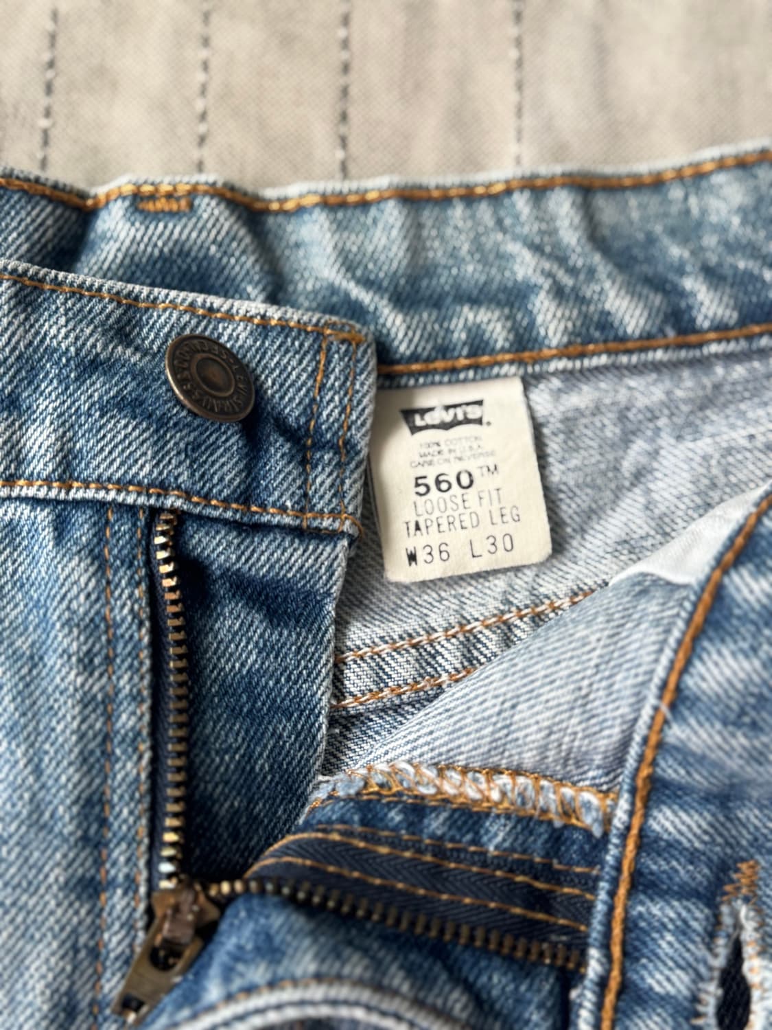 Vintage Levi's 560 short, cutted  상품이미지3