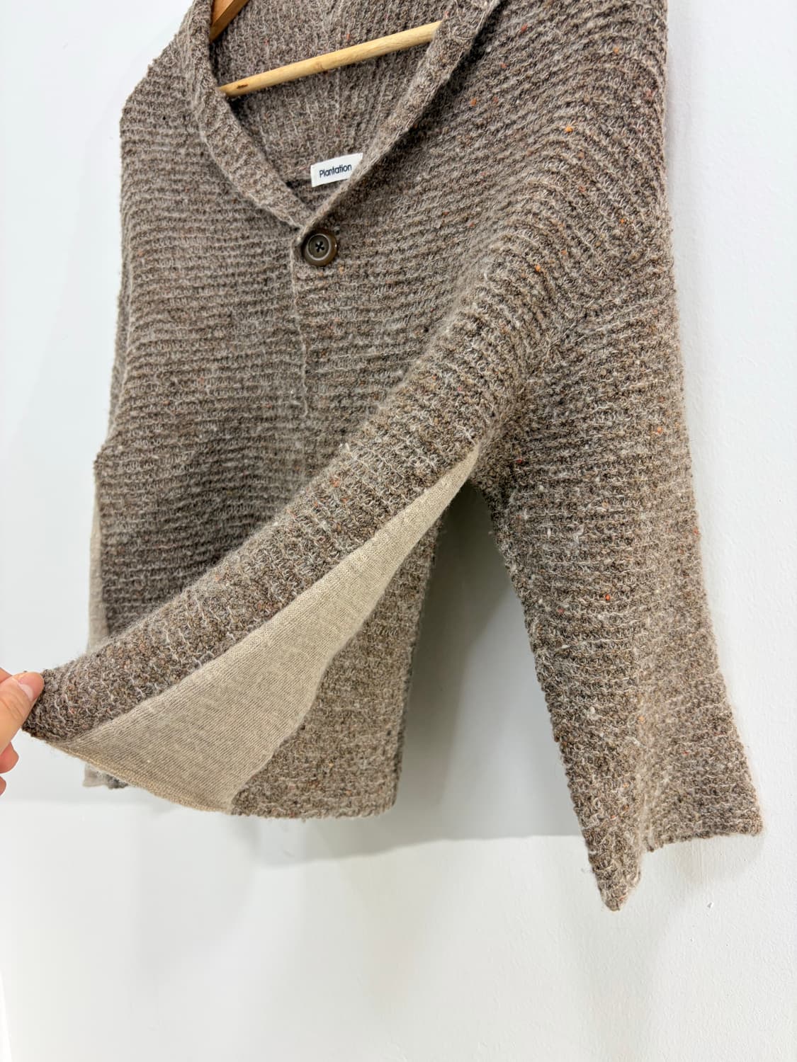 Plantation 이세이 미야케 니트 가디건 상품이미지7