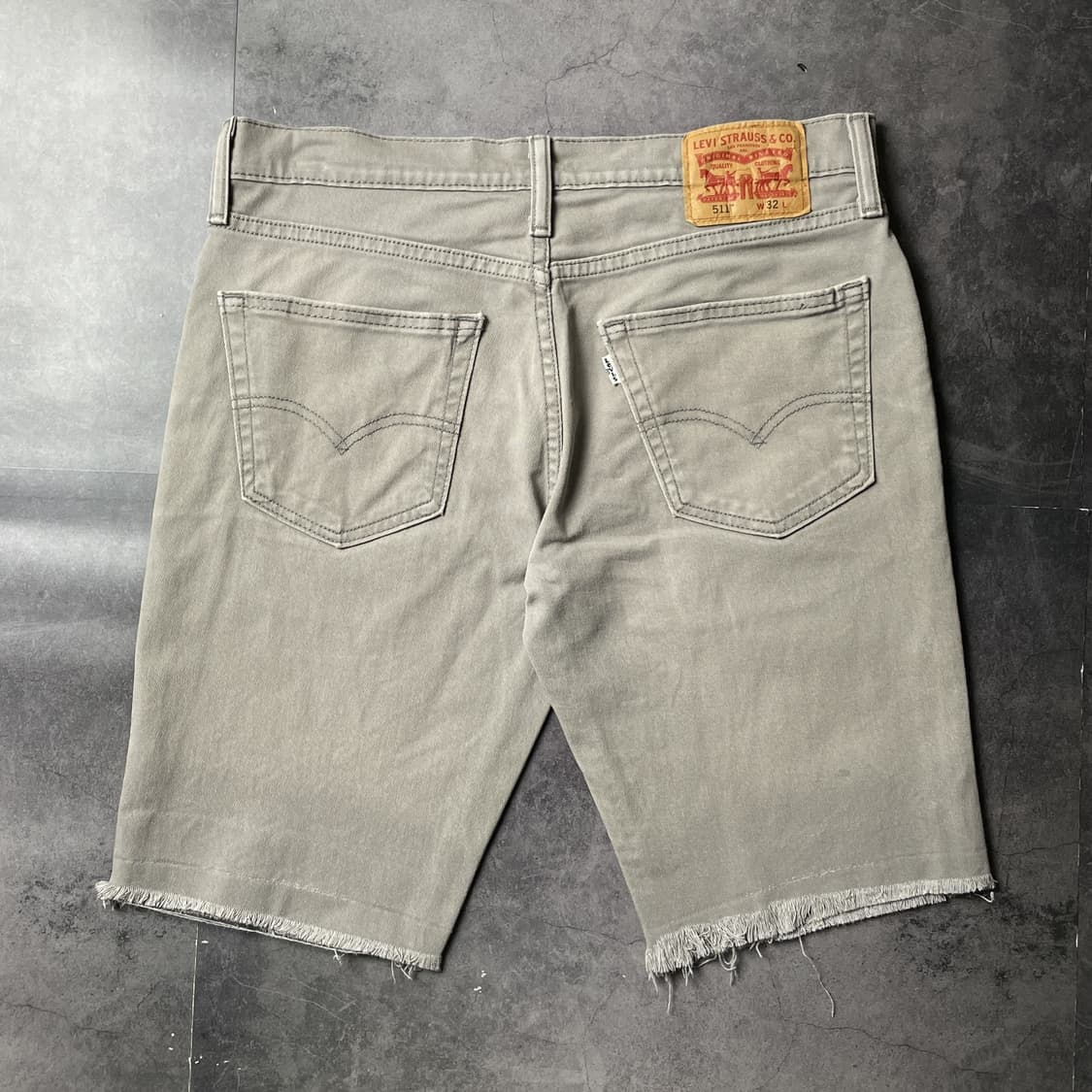 LEVI'S 리바이스511 라이트그레이 컷오프 하프팬츠 A01175 상품이미지5