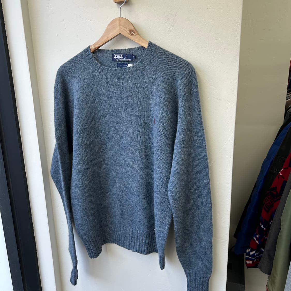 16089 - 폴로 랄프로렌 블루 울 니트 (울 100%) 상품이미지2