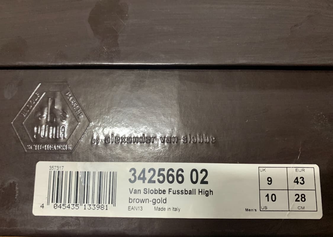 푸마-루돌프 다즐러by알렉산더 반 슬로베 00'S 아카이브 푸스발-하이 상품이미지10