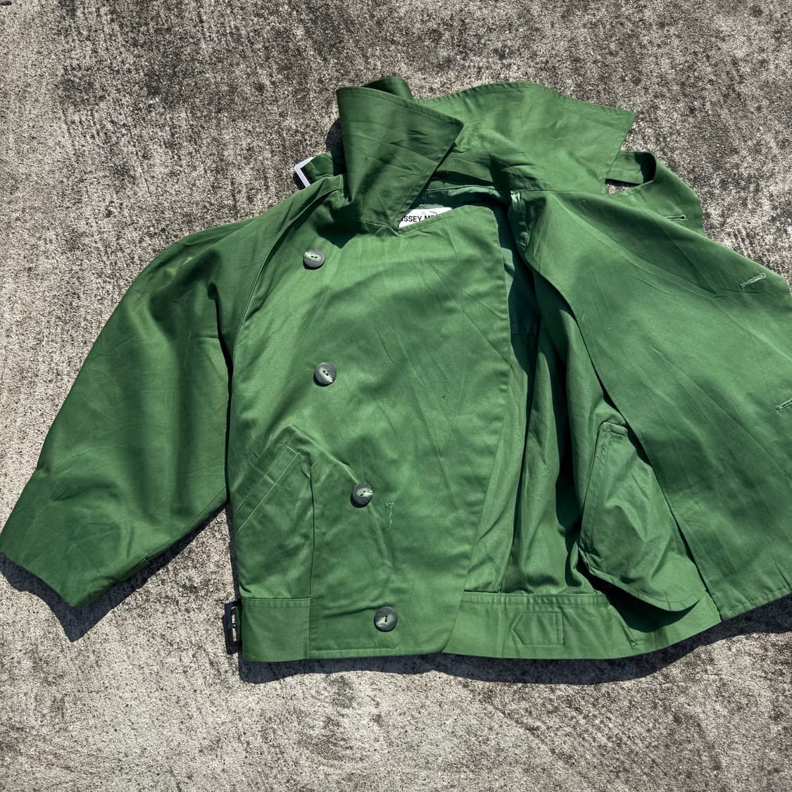 [M] 80s Issey Miyake 이세이미야케 벨티드 자켓 상품이미지3