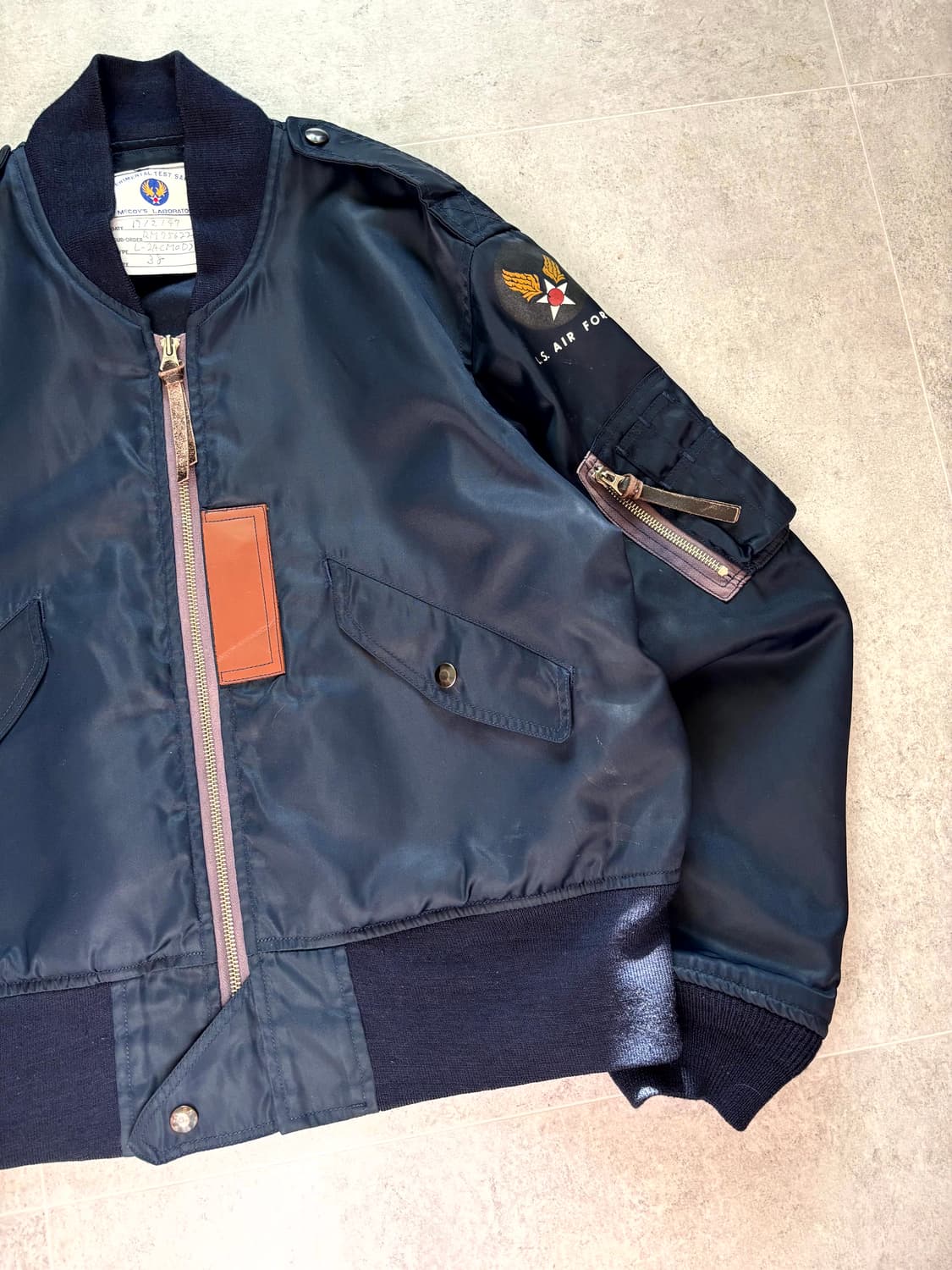 리얼 맥코이 USAF L-2A 플라이트 자켓 38 상품이미지4