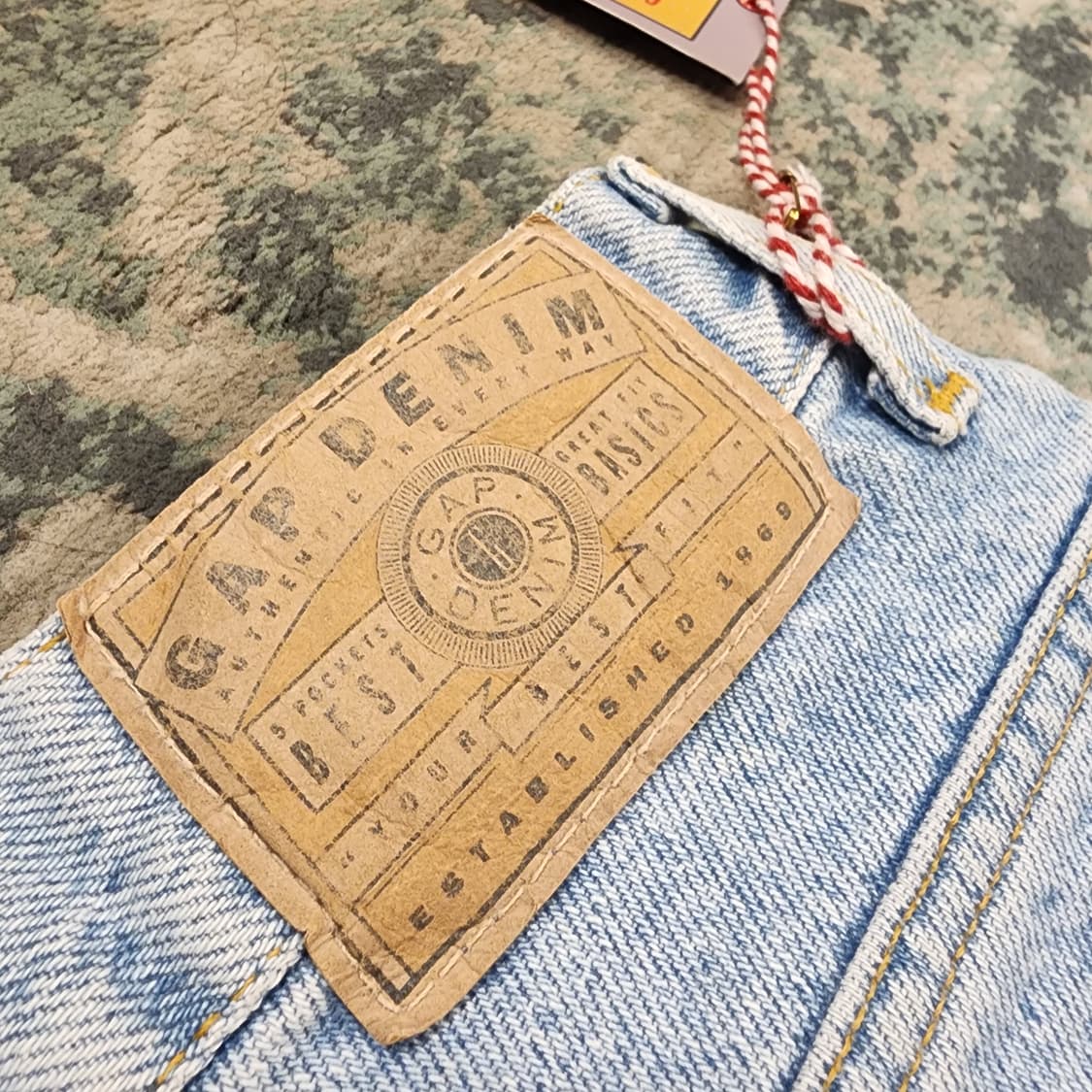 90s 제작 GAP 데님반바지 상품이미지6