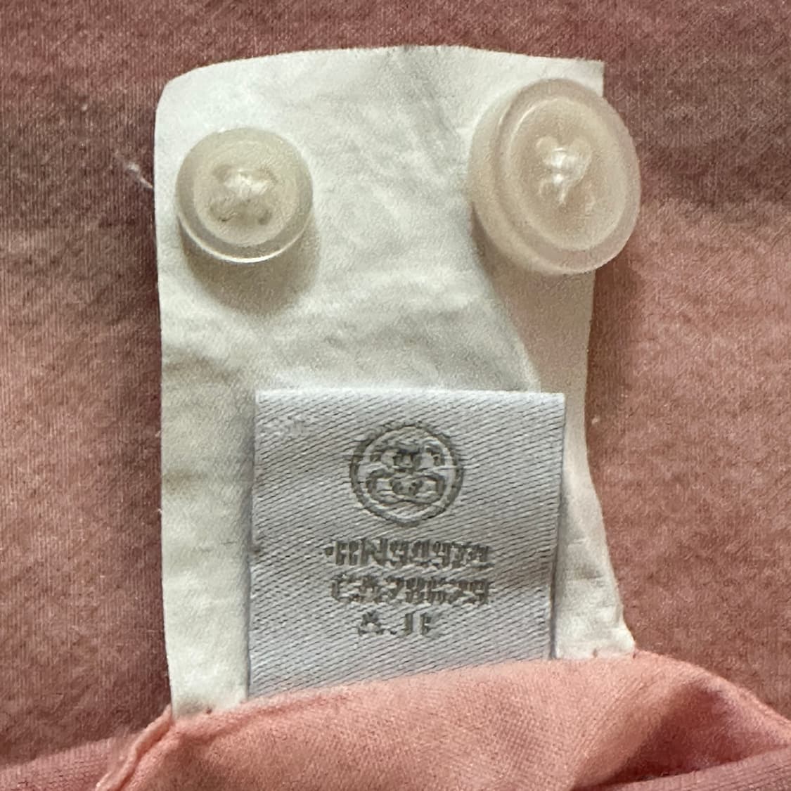 STUSSY 스투시 볼드 스트라이프 오픈 카라 셔츠 핑크 색상 XL사이즈 상품이미지10
