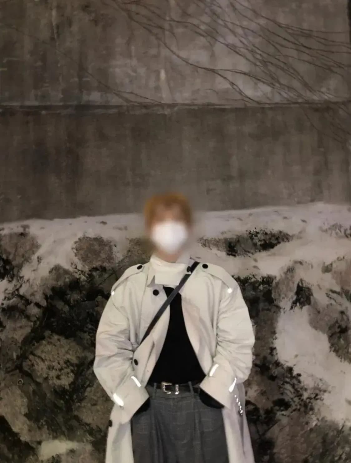 PAF 1.0 nylon Trench coat gray 상품이미지1