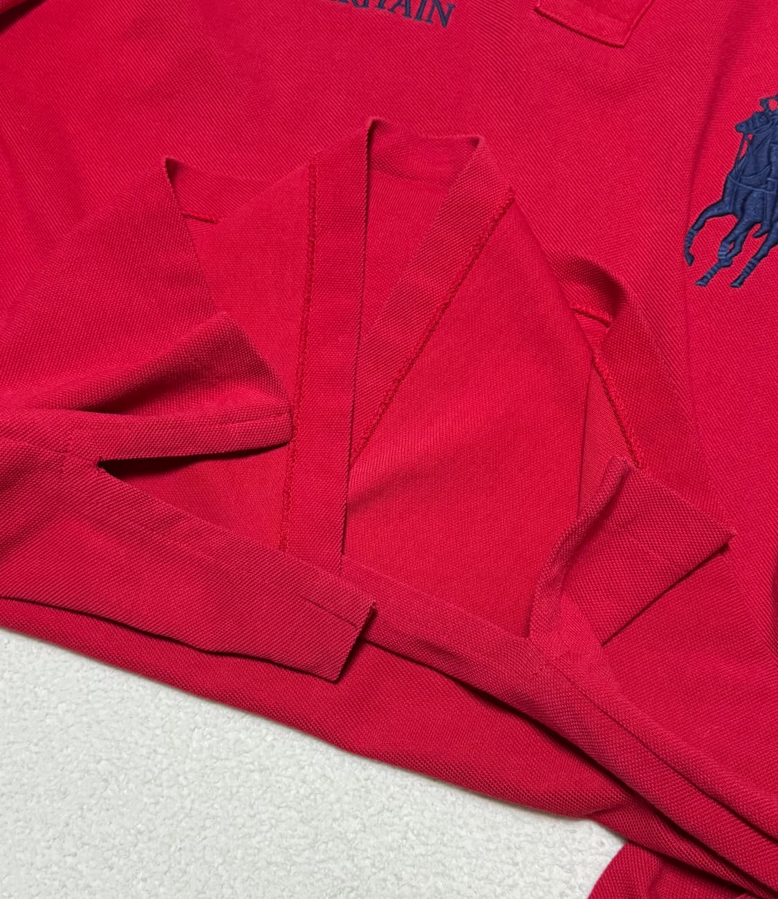 폴로 빅포니 영국 레드 네이비 긴팔 상품이미지4