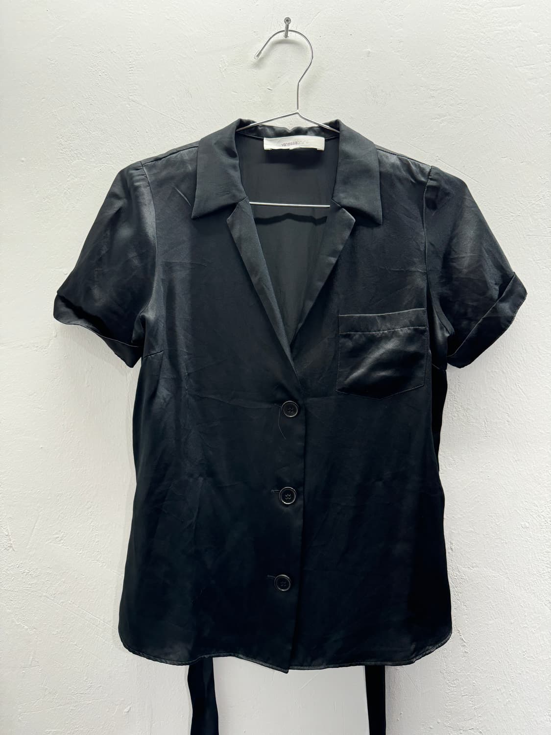 strap glossy shirt 상품이미지6