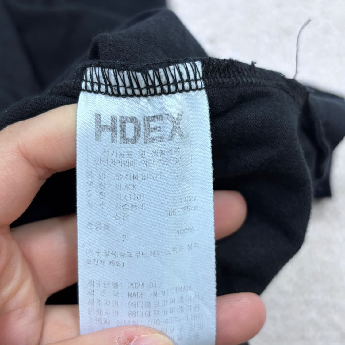 XL 신형 HDEX 크랙 프린팅 자이언트핏 반팔 티셔츠 0608E 상품이미지4