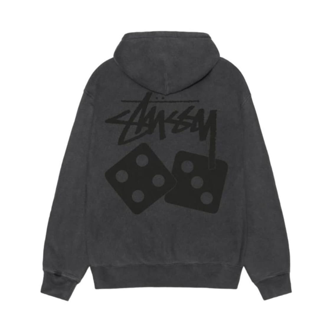 스투시 피그먼트 다이스 후드집업 블랙M 상품이미지4