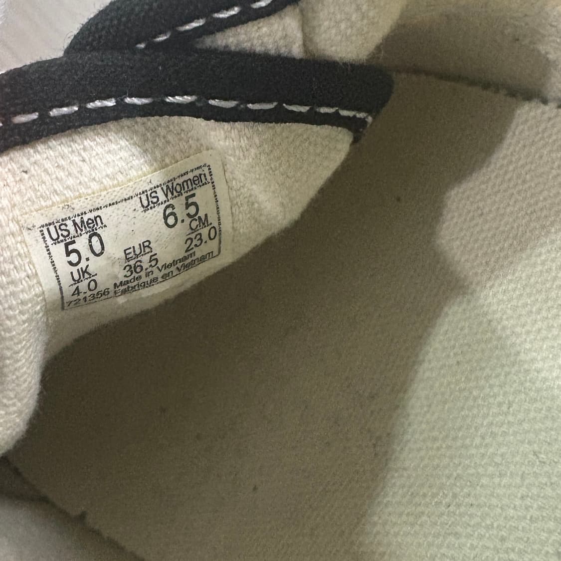 반스 체커보드 스니커즈 운동화 230 상품이미지9